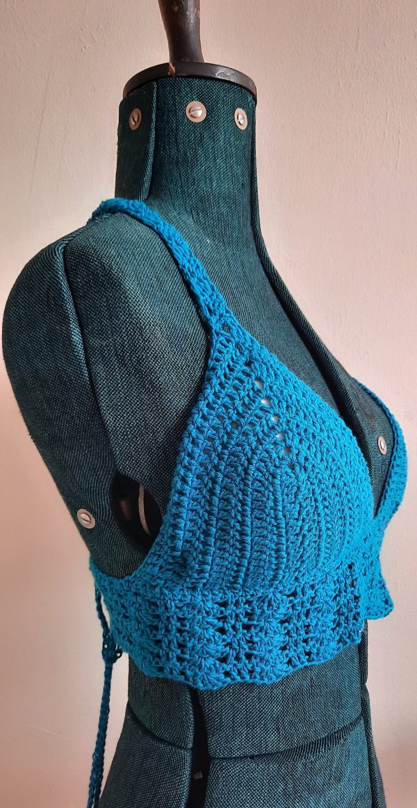 Teal Crop Top - Image 3