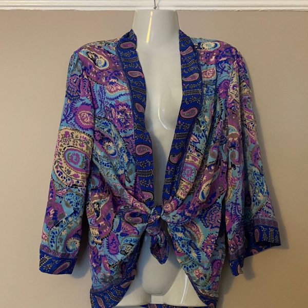 Kimono (blue and purple)