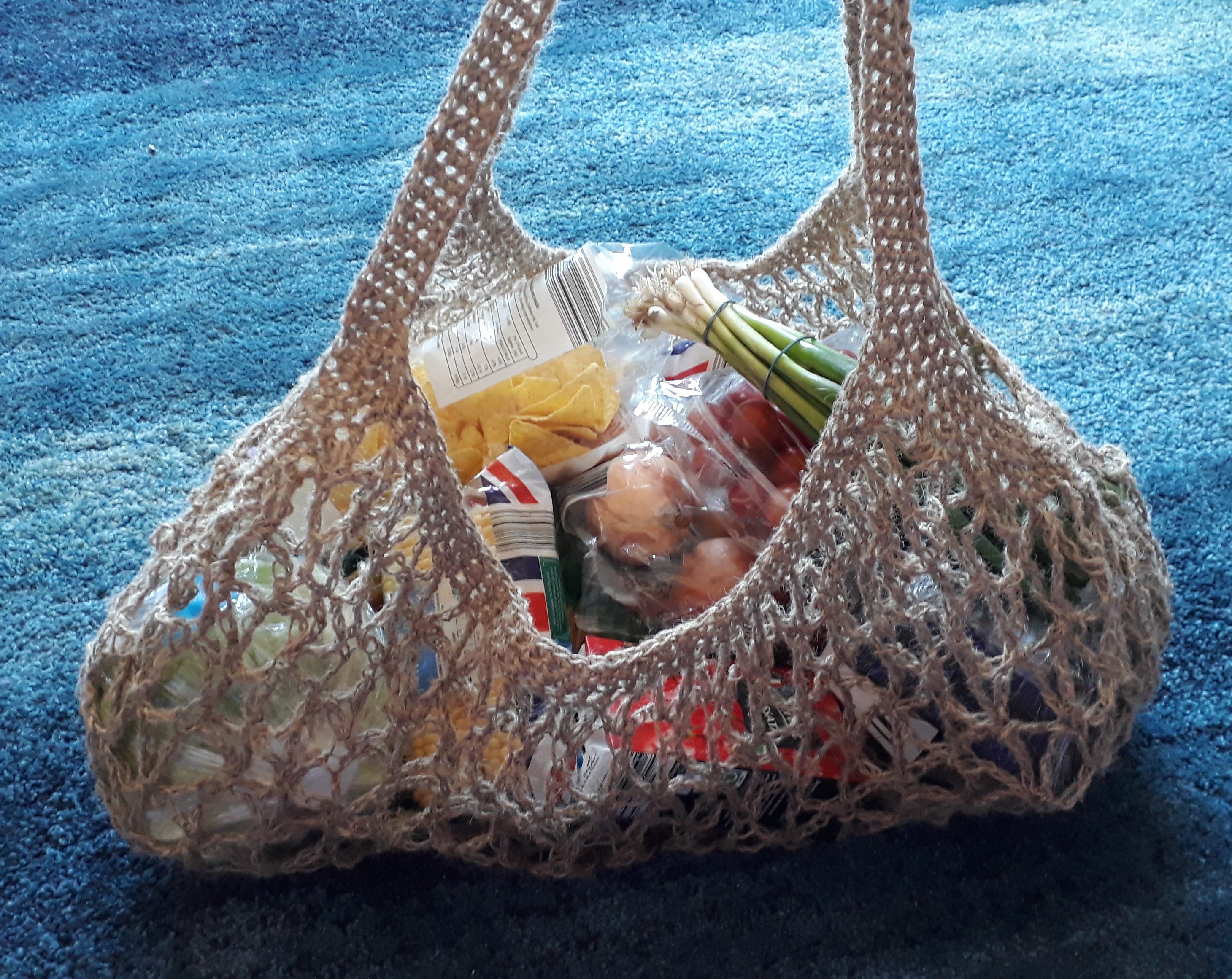 Crochet Shopping Bag – Running With Scissors