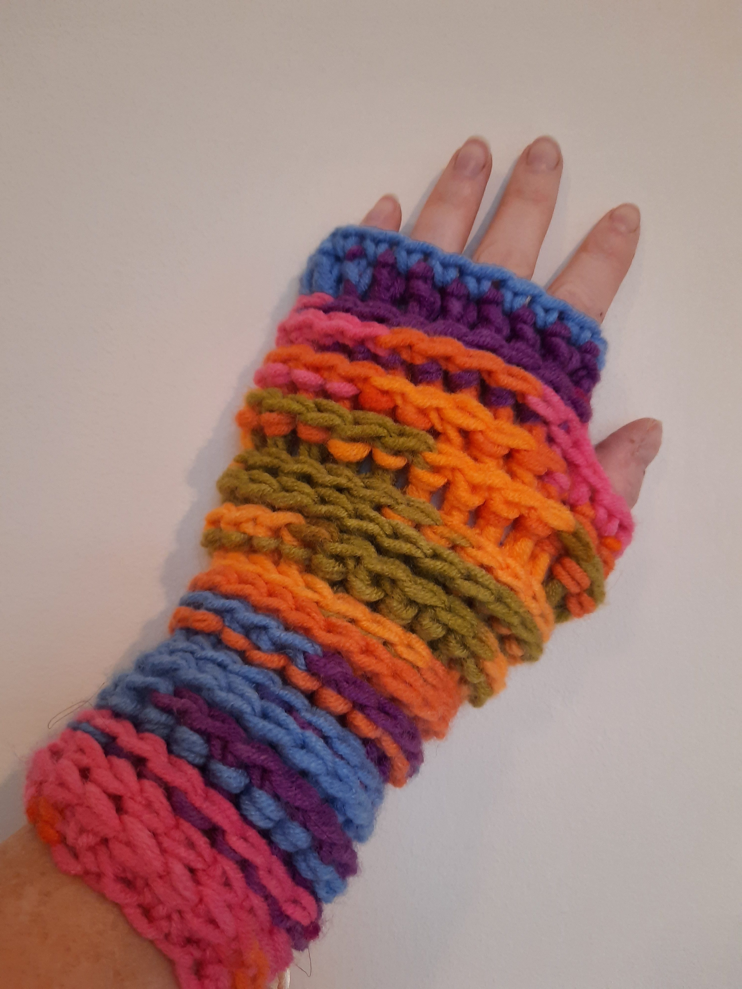 Fingerless Gloves Running With Scissors